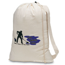 custom commercial drawstring cotton canvas laundry bags canvas recycle big laundry bag